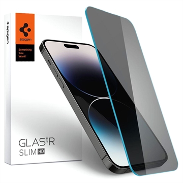 Spigen Glas.tR Slim Privacy iPhone 14 Pro Max Panssarilasi - 9H