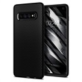 Spigen Liquid Air Samsung Galaxy S10 TPU Suojakuori - Musta