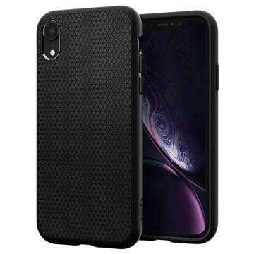 Spigen Liquid Air iPhone XR Suojakuori - Musta