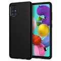 Spigen Liquid Air Samsung Galaxy A51 TPU Suojakuori - Musta