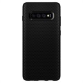 Spigen Liquid Air Samsung Galaxy S10+ TPU Suojakuori - Musta