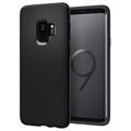 Samsung Galaxy S9 Spigen Liquid Air TPU Suojakuori - Musta