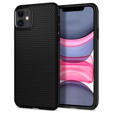 Spigen Liquid Air iPhone 11 TPU Suojakuori - Musta