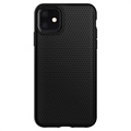 Spigen Liquid Air iPhone 11 TPU Suojakuori - Musta