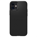 Spigen Liquid Air iPhone 12 Mini TPU Suojakuori - Musta