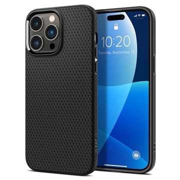 Spigen Liquid Air iPhone 14 Pro TPU Suojakuori - Musta