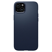iPhone 15 Spigen Liquid Air TPU Suojakuori - Tummansininen