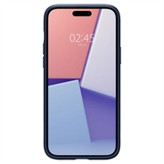 iPhone 15 Spigen Liquid Air TPU Suojakuori - Tummansininen