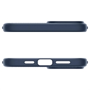 iPhone 15 Spigen Liquid Air TPU Suojakuori - Tummansininen