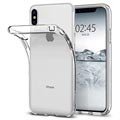 iPhone X / iPhone XS Spigen Liquid Crystal Suojakotelo - Läpinäkyvä