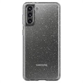 Spigen Liquid Crystal Glitter Samsung Galaxy S21 5G Suojakuori - Läpinäkyvä