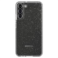 Spigen Liquid Crystal Glitter Samsung Galaxy S22 5G Suojakuori - Läpinäkyvä