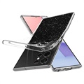 Spigen Liquid Crystal Glitter Samsung Galaxy S22 Ultra 5G Suojakuori - Läpinäkyvä