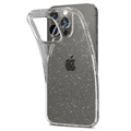 Spigen Liquid Crystal Glitter iPhone 14 Pro Suojakuori - Läpinäkyvä
