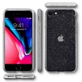 Spigen Liquid Crystal Glitter iPhone 7/8/SE (2020) Suojakuori - Läpinäkyvä