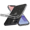 Spigen Liquid Crystal Glitter iPhone 12 Mini Kotelo - Läpinäkyvä