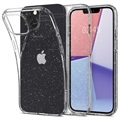 Spigen Liquid Crystal Glitter iPhone 13 TPU Suojakuori - Läpinäkyvä