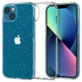 Spigen Liquid Crystal Glitter iPhone 13 TPU Suojakuori - Läpinäkyvä