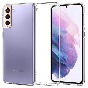 Spigen Liquid Crystal Samsung Galaxy S21 5G TPU Suojakuori - Kirkas