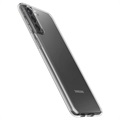 Spigen Liquid Crystal Samsung Galaxy S21 5G TPU Suojakuori - Kirkas