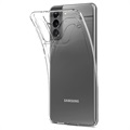 Spigen Liquid Crystal Samsung Galaxy S21 5G TPU Suojakuori - Kirkas
