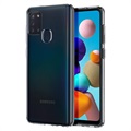 Spigen Liquid Crystal Samsung Galaxy A21s TPU Kotelo - Läpinäkyvä