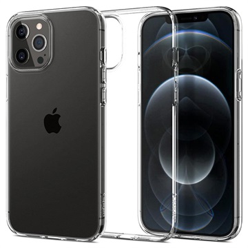 Spigen Liquid Crystal iPhone 12/12 Pro Suojakuori - Läpinäkyvä