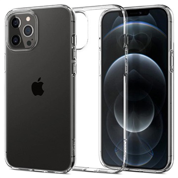 Spigen Liquid Crystal iPhone 12 Pro Max Suojakuori - Läpinäkyvä