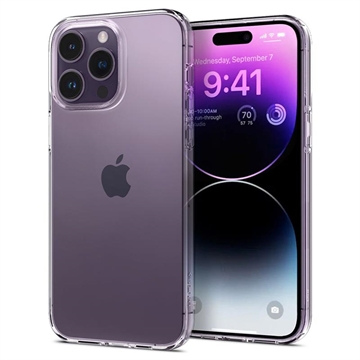 Spigen Liquid Crystal iPhone 14 Pro Max TPU-suojakotelo - Kirkas