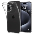 iPhone 15 Pro Max Spigen Liquid Crystal TPU Suojakuori - Kirkas