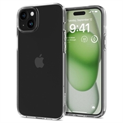 iPhone 15 Plus Spigen Liquid Crystal TPU Suojakuori - Kirkas