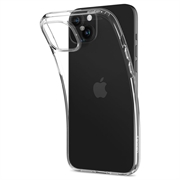 iPhone 15 Plus Spigen Liquid Crystal TPU Suojakuori - Kirkas