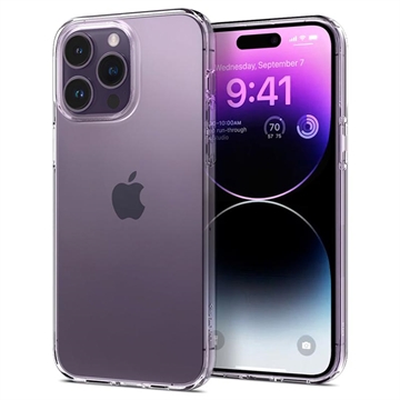 Spigen Liquid Crystal iPhone 14 Pro TPU Kotelo - Läpinäkyvä