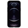 Spigen Mag Armor iPhone 12/12 Pro Hybridikotelo - Matta Musta