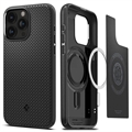 iPhone 15 Pro Spigen Mag Armor Hybridikotelo - Mattamusta