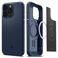 iPhone 15 Pro Spigen Mag Armor Hybridikotelo - Tummansininen