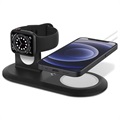 Spigen MagFit Duo Lataustelakka Apple MagSafe, Apple Watch - Musta