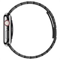 Spigen Modern Fit Apple Watch Ultra 2/Ultra/9/8/SE (2022)/7/SE/6/5/4/3/2/1 Ranneke - 49mm/45mm/44mm/42mm - Musta