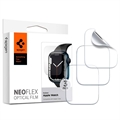 Spigen Neo Flex Apple Watch Series 9/8/SE (2022)/7/SE/6/5/4 Suojakalvo - 41mm, 40mm - 3 Kpl.