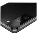 Spigen Optik.tR Samsung Galaxy S22 5G/S22+ 5G Kameralinssin Panssarilasi - Musta
