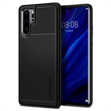 Spigen Rugged Armor Huawei P30 Pro Suojakuori - Musta