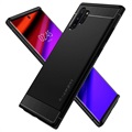 Spigen Rugged Armor Samsung Galaxy Note10+ Suojakuori - Musta