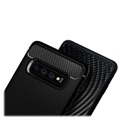 Spigen Rugged Armor Samsung Galaxy S10 Suojakuori - Musta