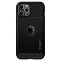 Spigen Rugged Armor iPhone 12/12 Pro Suojakuori - Musta