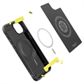 Spigen Rugged Armor Mag iPhone 14 TPU-Kotelo - Musta