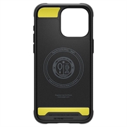 iPhone 15 Pro Max Spigen Rugged Armor Mag TPU-Kotelo - Musta