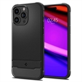 iPhone 15 Pro Spigen Rugged Armor Mag TPU-Kotelo - Musta