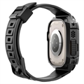 Spigen Rugged Armor Pro Apple Watch Ultra/Ultra 2 TPU Suojakuori - 49mm - Musta