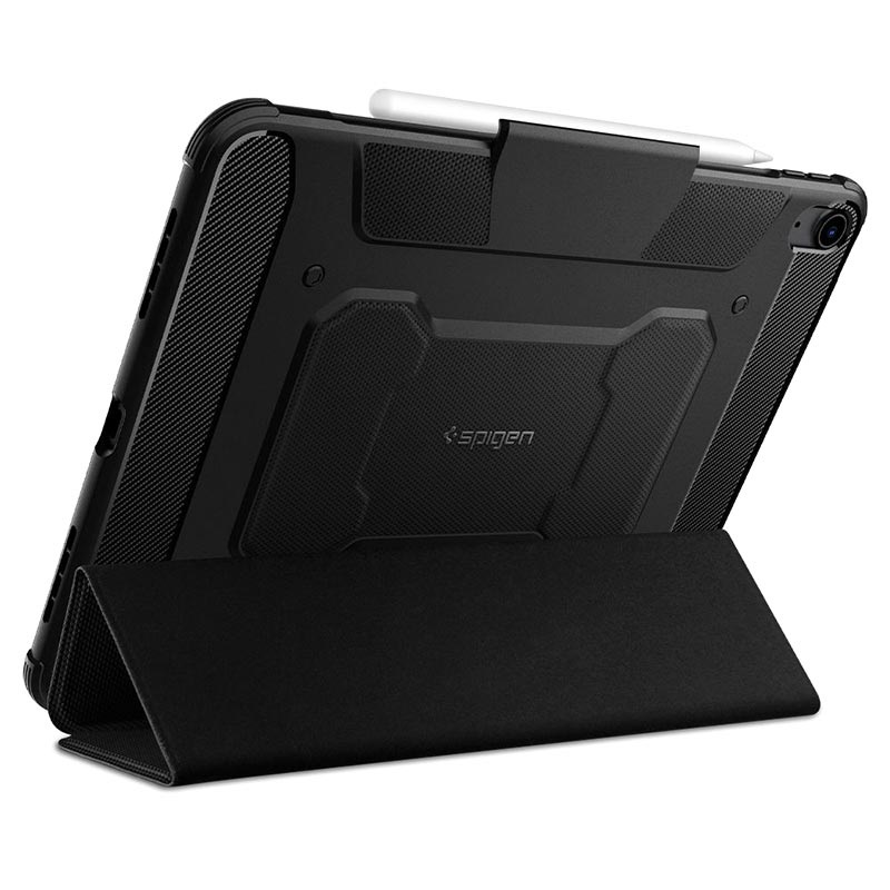 Spigen Rugged Armor Pro iPad Air 2020/2022 Suojakotelo Musta