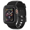 Spigen Rugged Armor Pro Apple Watch 7/SE/6/5/4 TPU Kotelo - 44mm/45mm - Musta